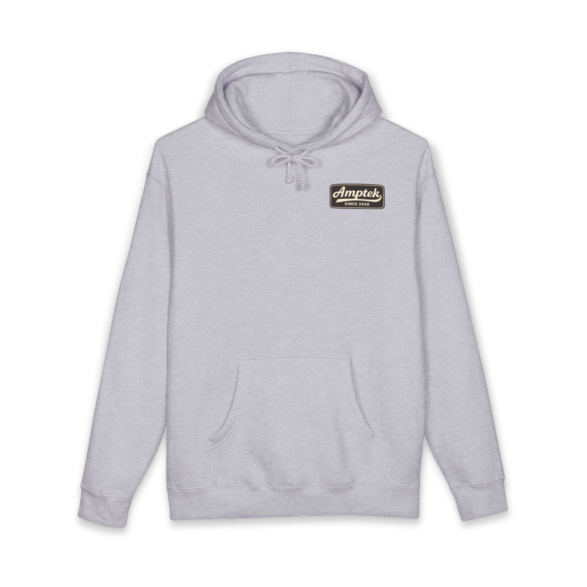 Amptek "Built for Power" Hoodie — Retro Fist Logo Pullover