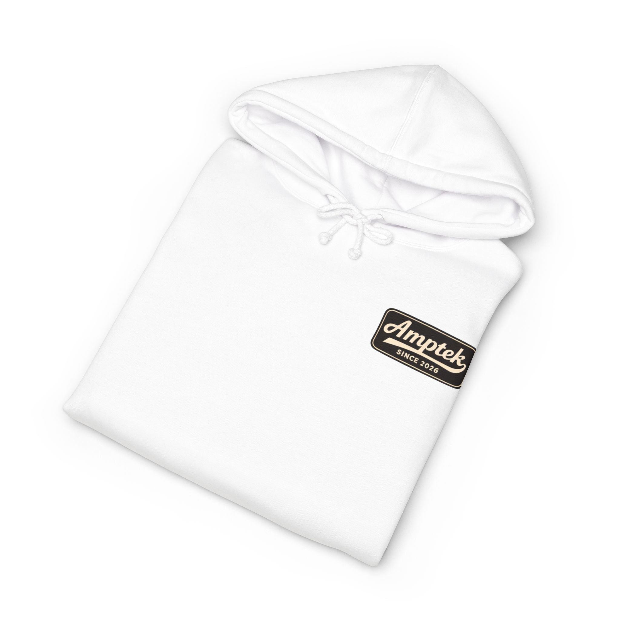Amptek "Built for Power" Hoodie — Retro Fist Logo Pullover