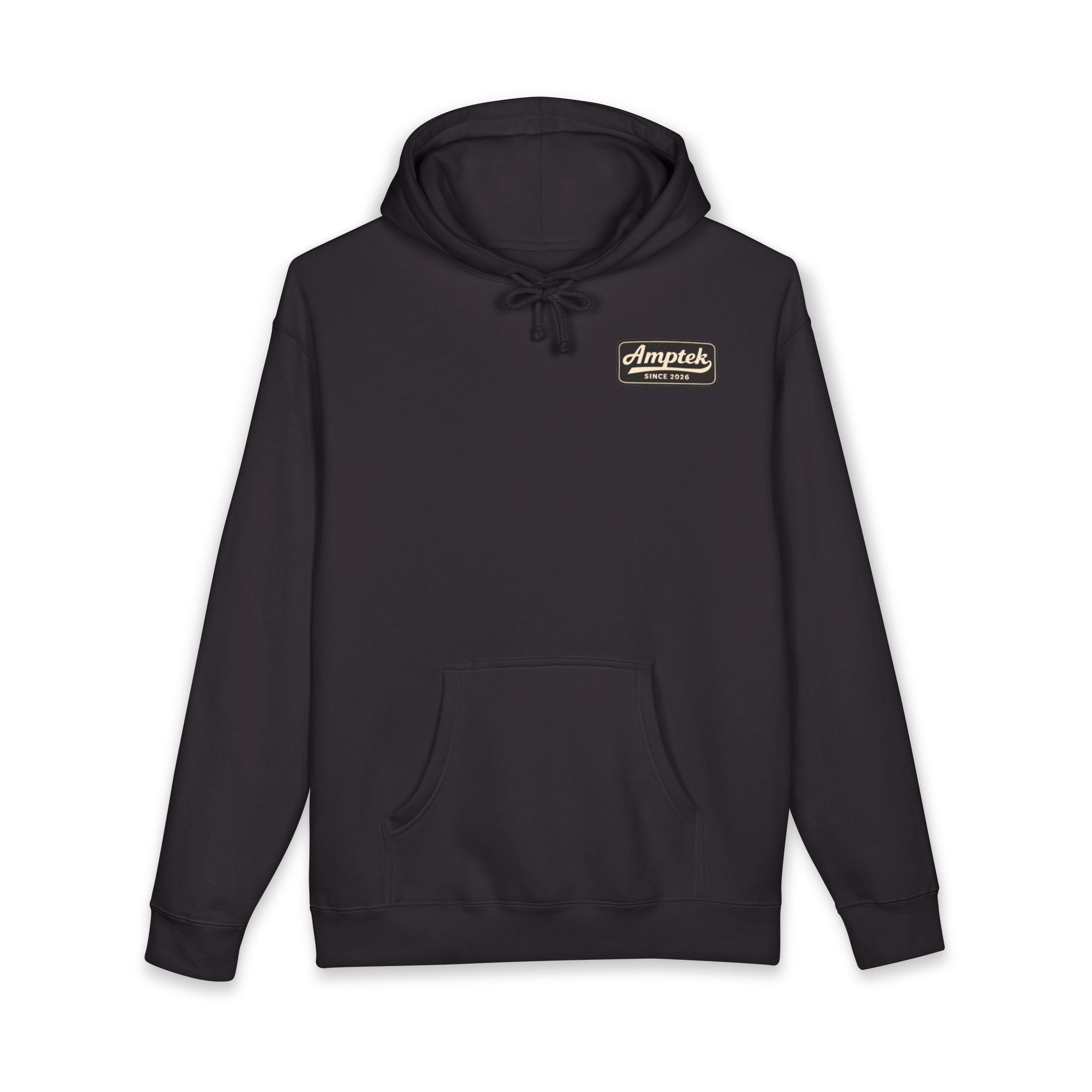 Amptek "Built for Power" Hoodie — Retro Fist Logo Pullover