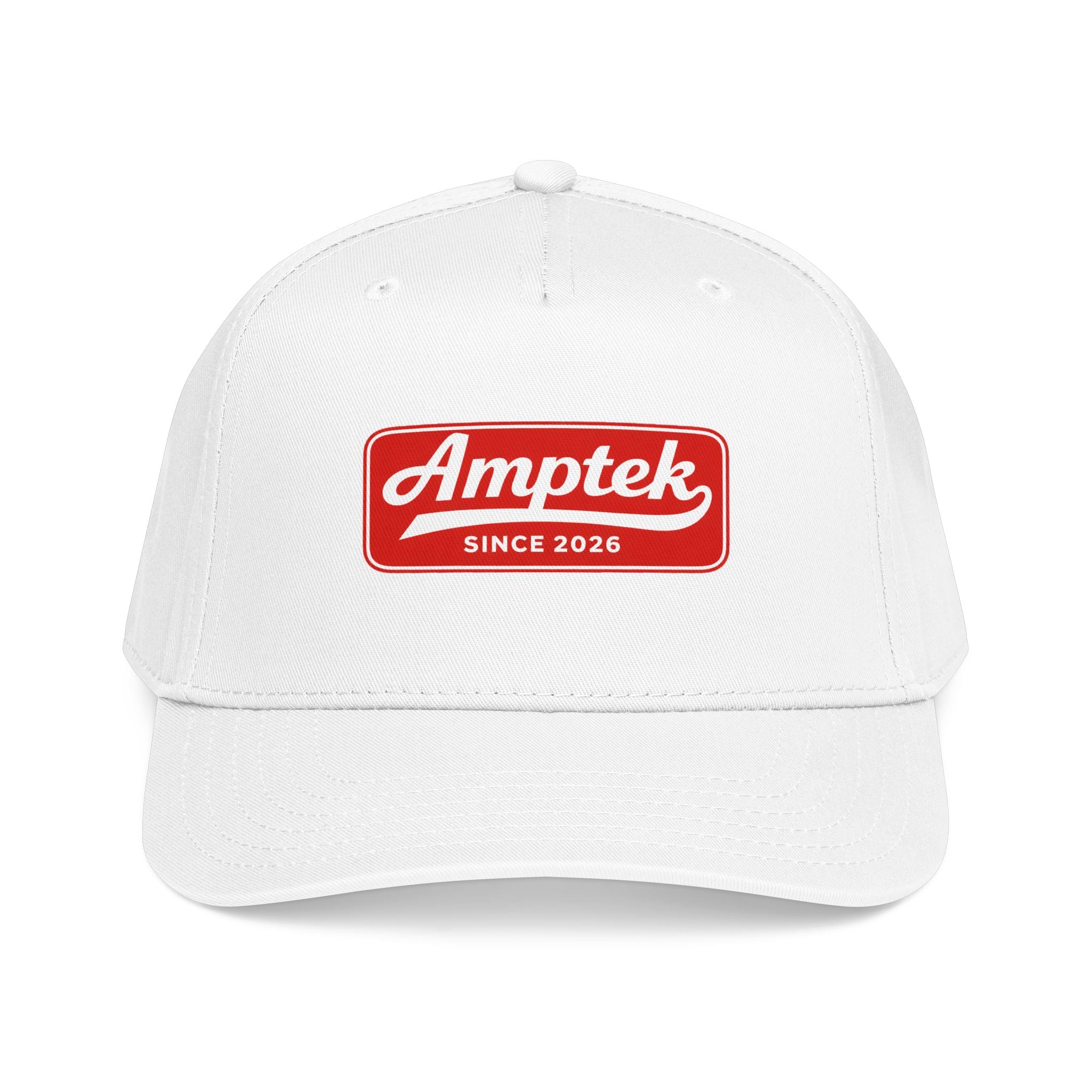 Amptek Retro Logo Baseball Cap — "Amptek Since 2026" Navy Mid-Profile Hat