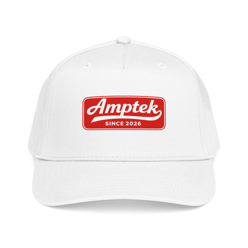 Amptek Retro Logo Baseball Cap — "Amptek Since 2026" Navy Mid-Profile Hat